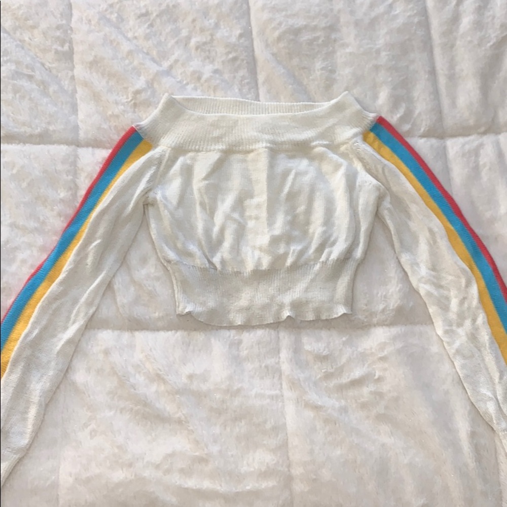 Sweater crop top